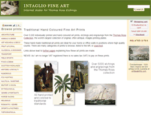 Tablet Screenshot of intaglio-fine-art.com